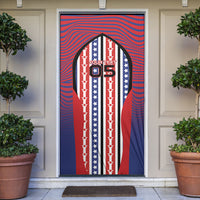 Custom United States Soccer Door Cover American Eagle Flag Stars And Stripes