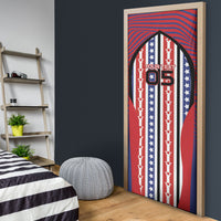 Custom United States Soccer Door Cover American Eagle Flag Stars And Stripes