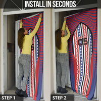 Custom United States Soccer Door Cover American Eagle Flag Stars And Stripes