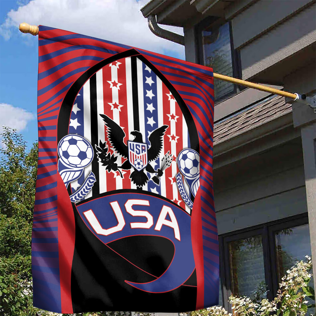 United States Soccer Garden Flag American Eagle Flag Stars And Stripes