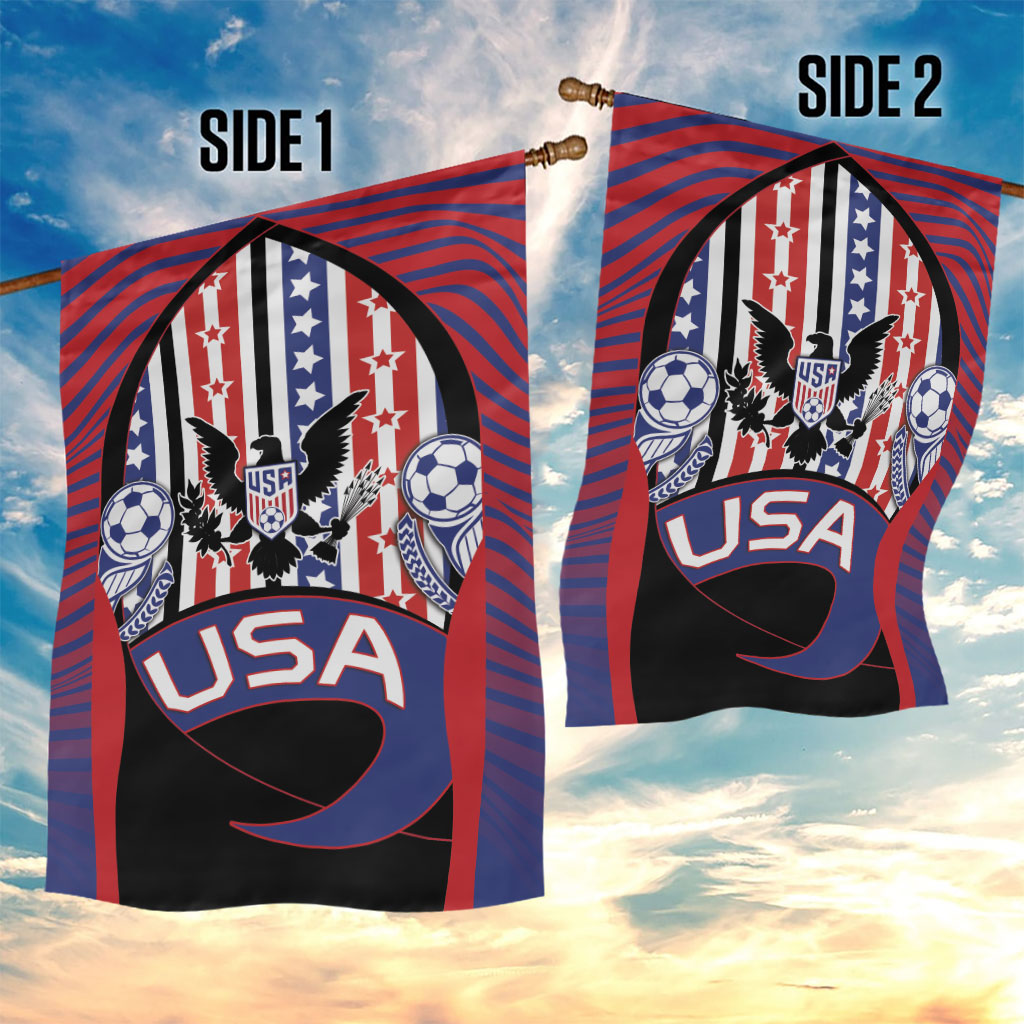 United States Soccer Garden Flag American Eagle Flag Stars And Stripes