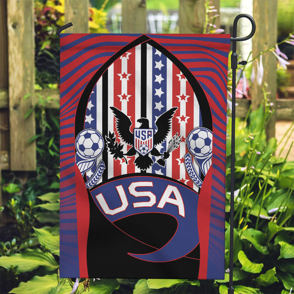 United States Soccer Garden Flag American Eagle Flag Stars And Stripes