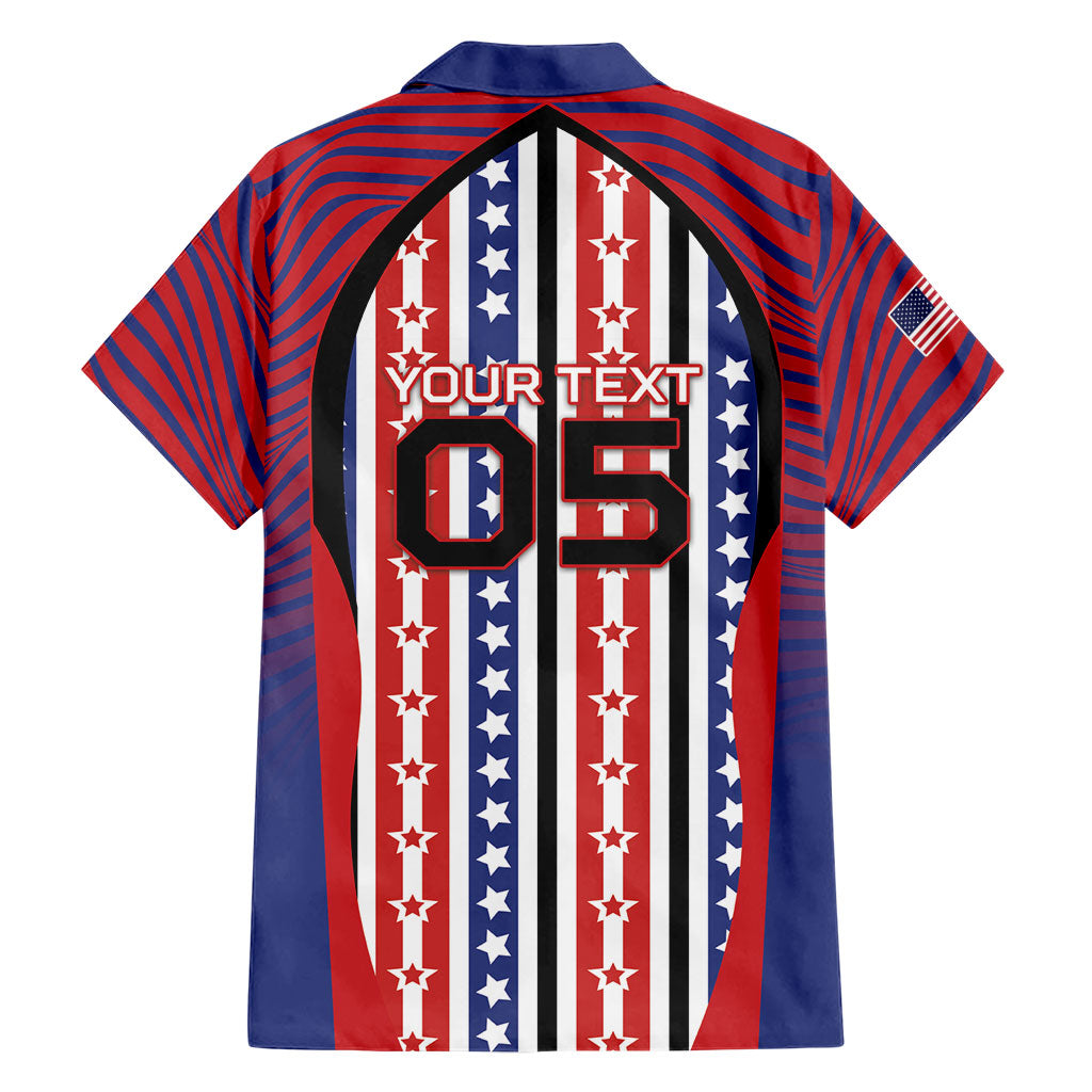 Custom United States Soccer Hawaiian Shirt American Eagle Flag Stars And Stripes