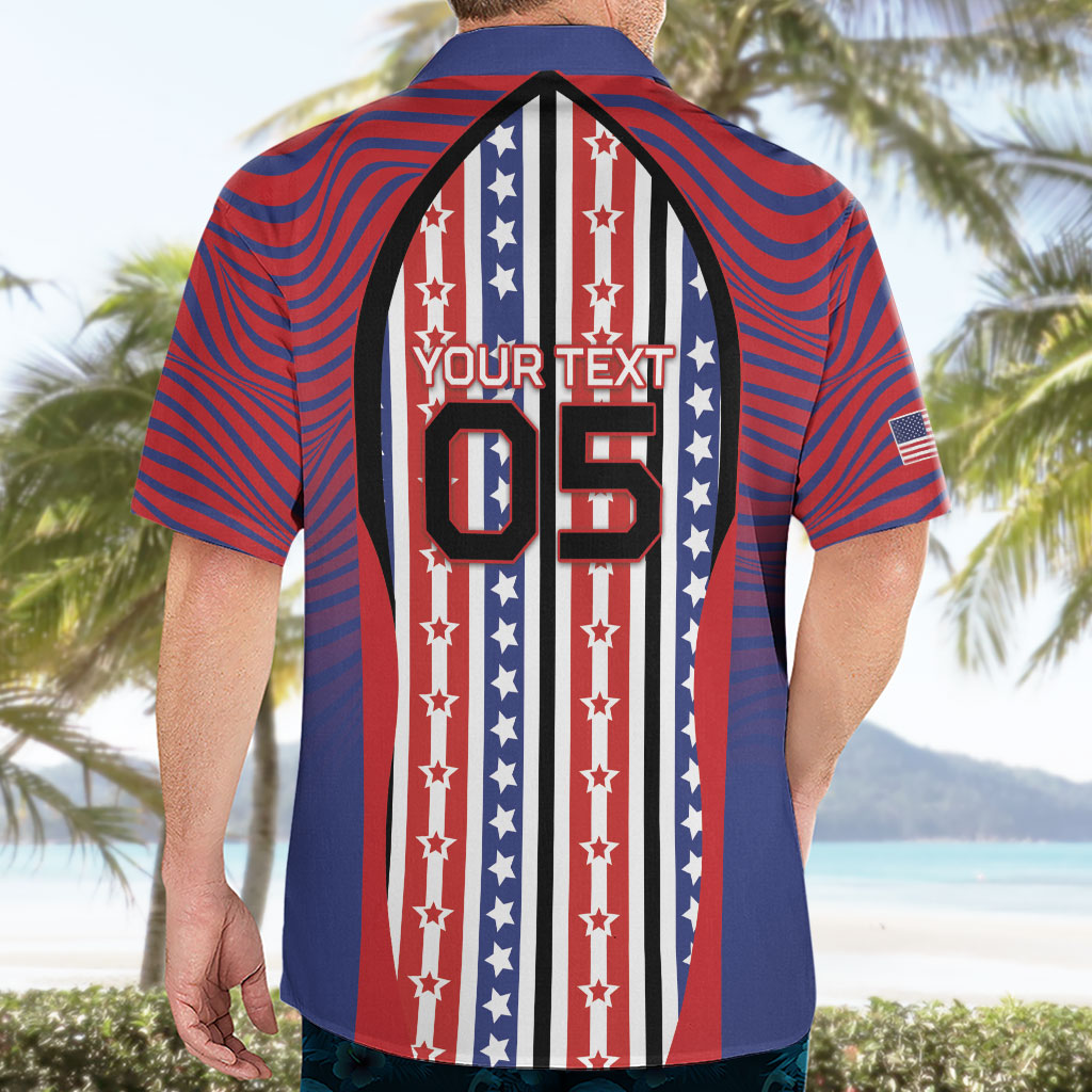 Custom United States Soccer Hawaiian Shirt American Eagle Flag Stars And Stripes