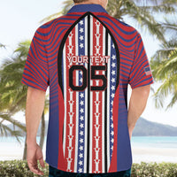 Custom United States Soccer Hawaiian Shirt American Eagle Flag Stars And Stripes