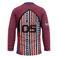 Custom United States Soccer Hockey Jersey American Eagle Flag Stars And Stripes