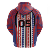 Custom United States Soccer Hoodie American Eagle Flag Stars And Stripes