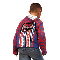 Custom United States Soccer Kid Hoodie American Eagle Flag Stars And Stripes