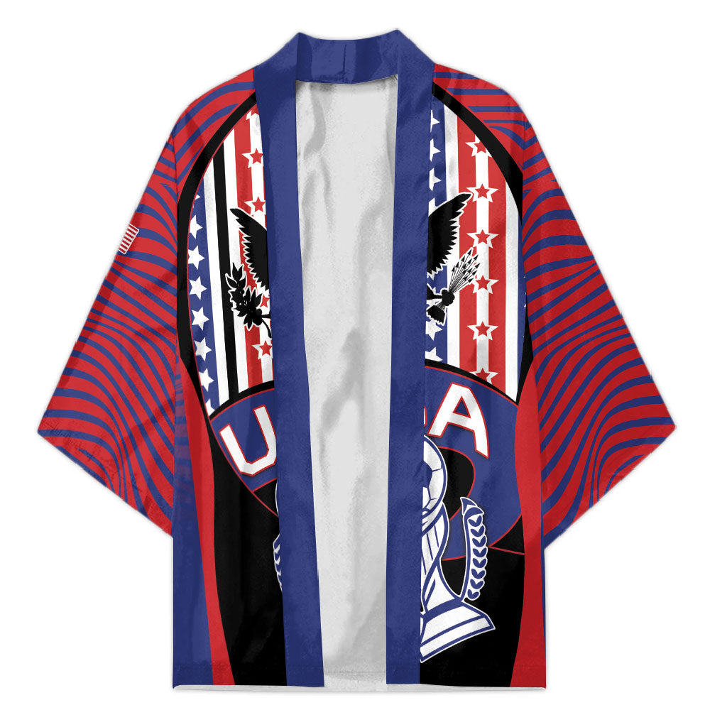 Custom United States Soccer Kimono American Eagle Flag Stars And Stripes