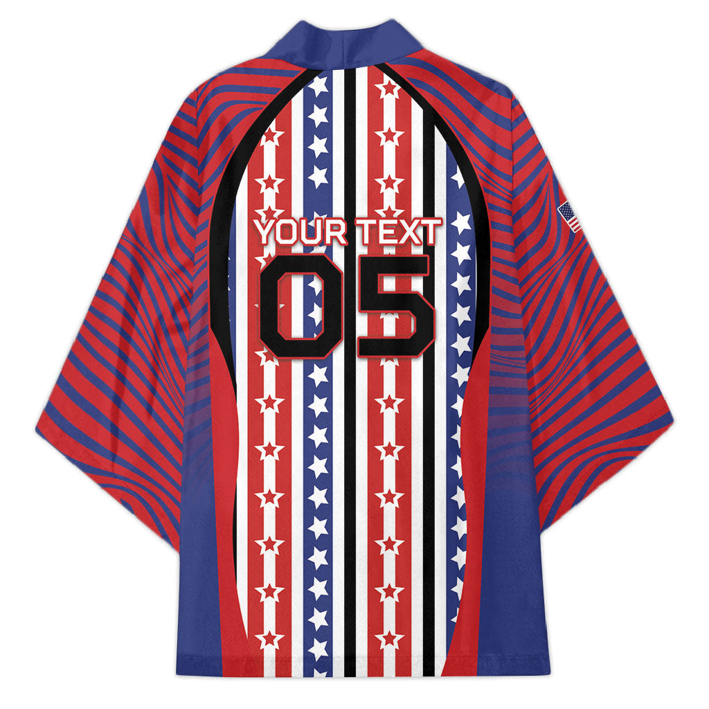 Custom United States Soccer Kimono American Eagle Flag Stars And Stripes
