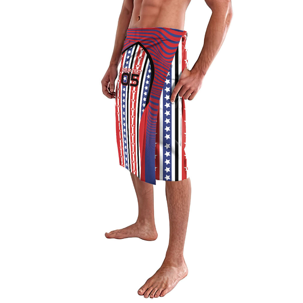 Custom United States Soccer Lavalava American Eagle Flag Stars And Stripes