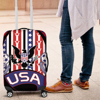 United States Soccer Luggage Cover American Eagle Flag Stars And Stripes