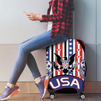 United States Soccer Luggage Cover American Eagle Flag Stars And Stripes
