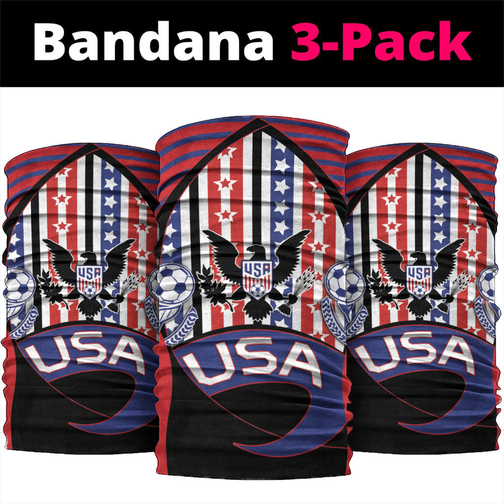 United States Soccer Neck Gaiter American Eagle Flag Stars And Stripes