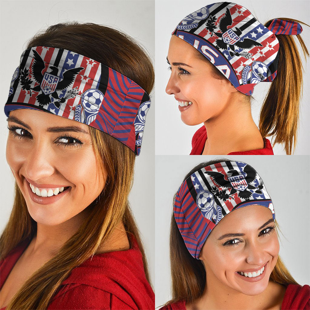 United States Soccer Neck Gaiter American Eagle Flag Stars And Stripes