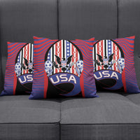 United States Soccer Pillow Cover American Eagle Flag Stars And Stripes
