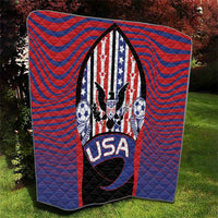 United States Soccer Quilt American Eagle Flag Stars And Stripes