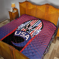 United States Soccer Quilt American Eagle Flag Stars And Stripes