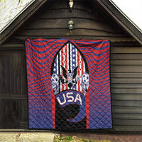 United States Soccer Quilt American Eagle Flag Stars And Stripes