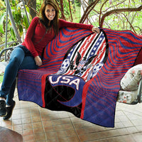 United States Soccer Quilt American Eagle Flag Stars And Stripes