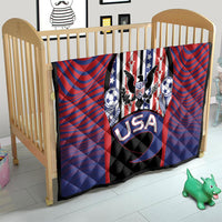United States Soccer Quilt American Eagle Flag Stars And Stripes