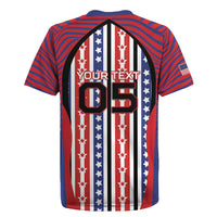 Custom United States Soccer Rugby Jersey American Eagle Flag Stars And Stripes