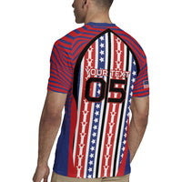 Custom United States Soccer Rugby Jersey American Eagle Flag Stars And Stripes