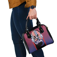 United States Soccer Shoulder Handbag American Eagle Flag Stars And Stripes