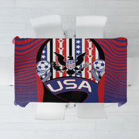 United States Soccer Tablecloth American Eagle Flag Stars And Stripes