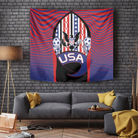 United States Soccer Tapestry American Eagle Flag Stars And Stripes