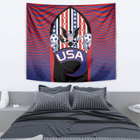 United States Soccer Tapestry American Eagle Flag Stars And Stripes