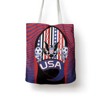 United States Soccer Tote Bag American Eagle Flag Stars And Stripes