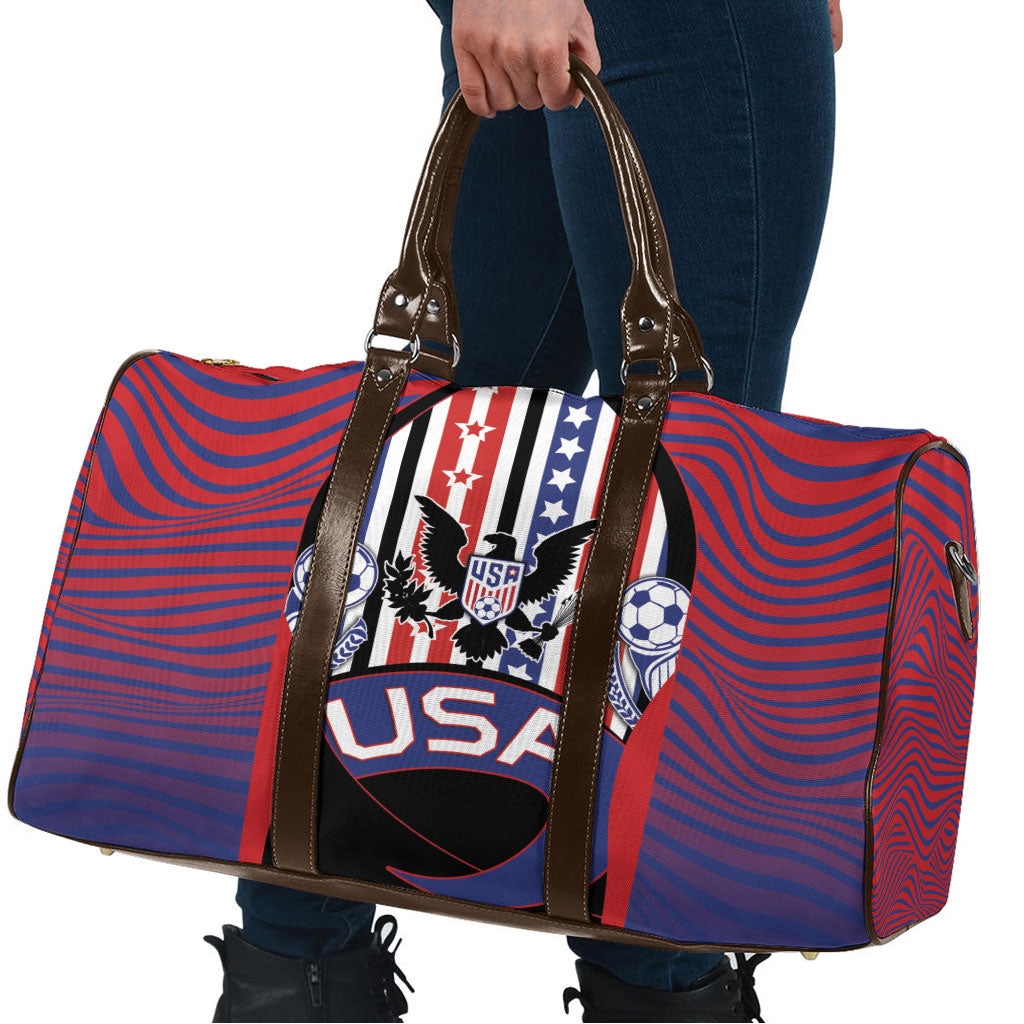 United States Soccer Travel Bag American Eagle Flag Stars And Stripes