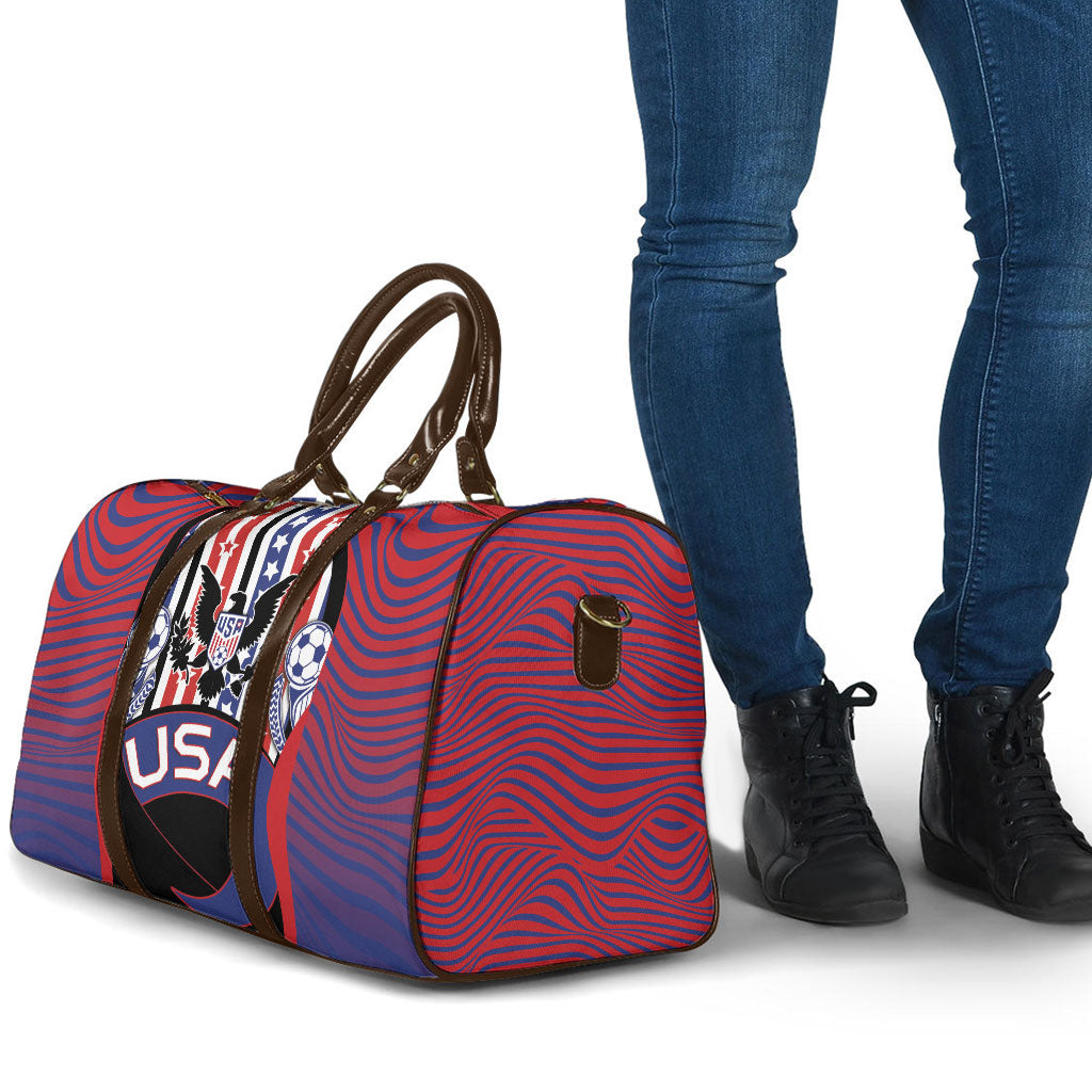 United States Soccer Travel Bag American Eagle Flag Stars And Stripes