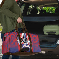 United States Soccer Travel Bag American Eagle Flag Stars And Stripes