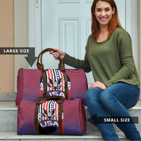 United States Soccer Travel Bag American Eagle Flag Stars And Stripes