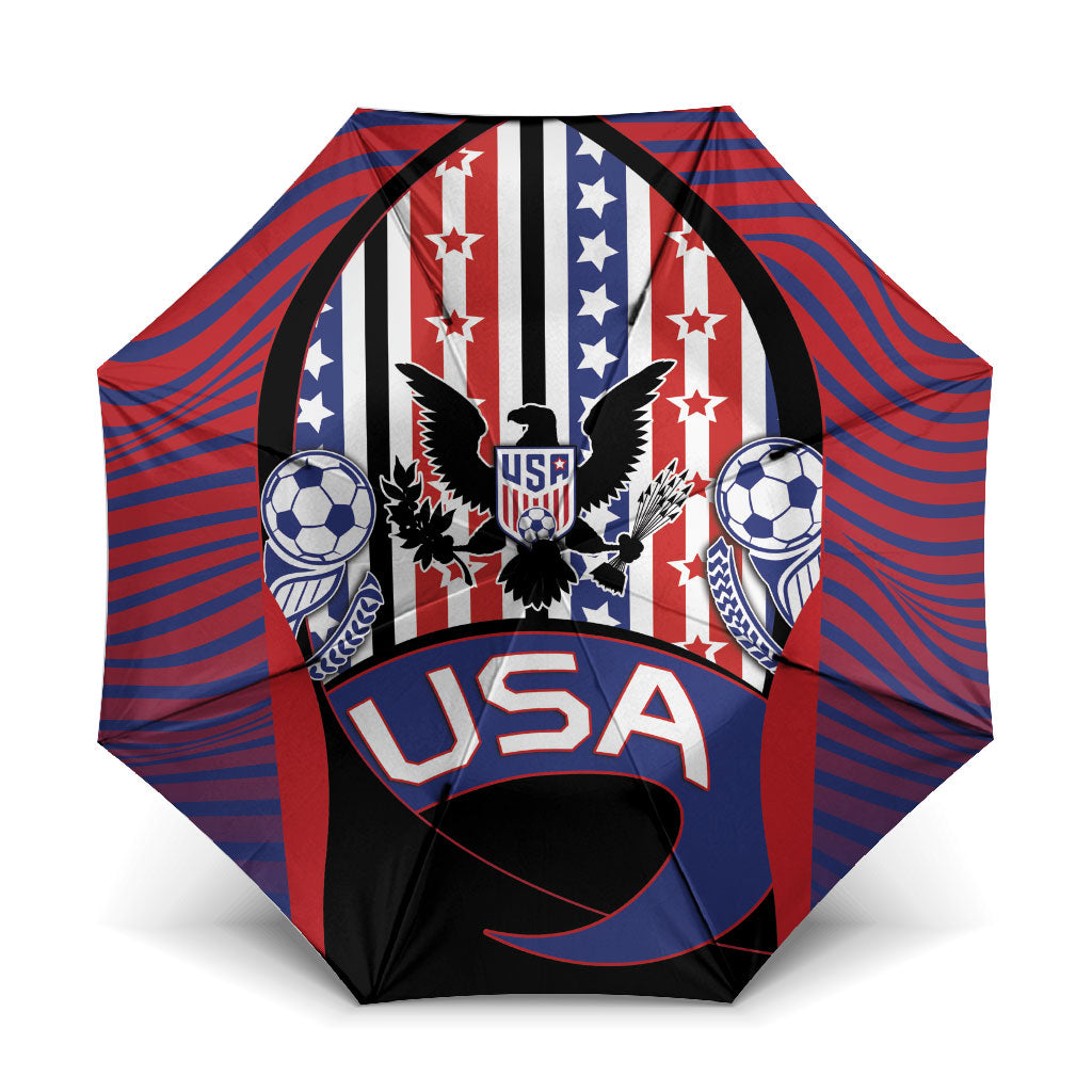 United States Soccer Umbrella American Eagle Flag Stars And Stripes