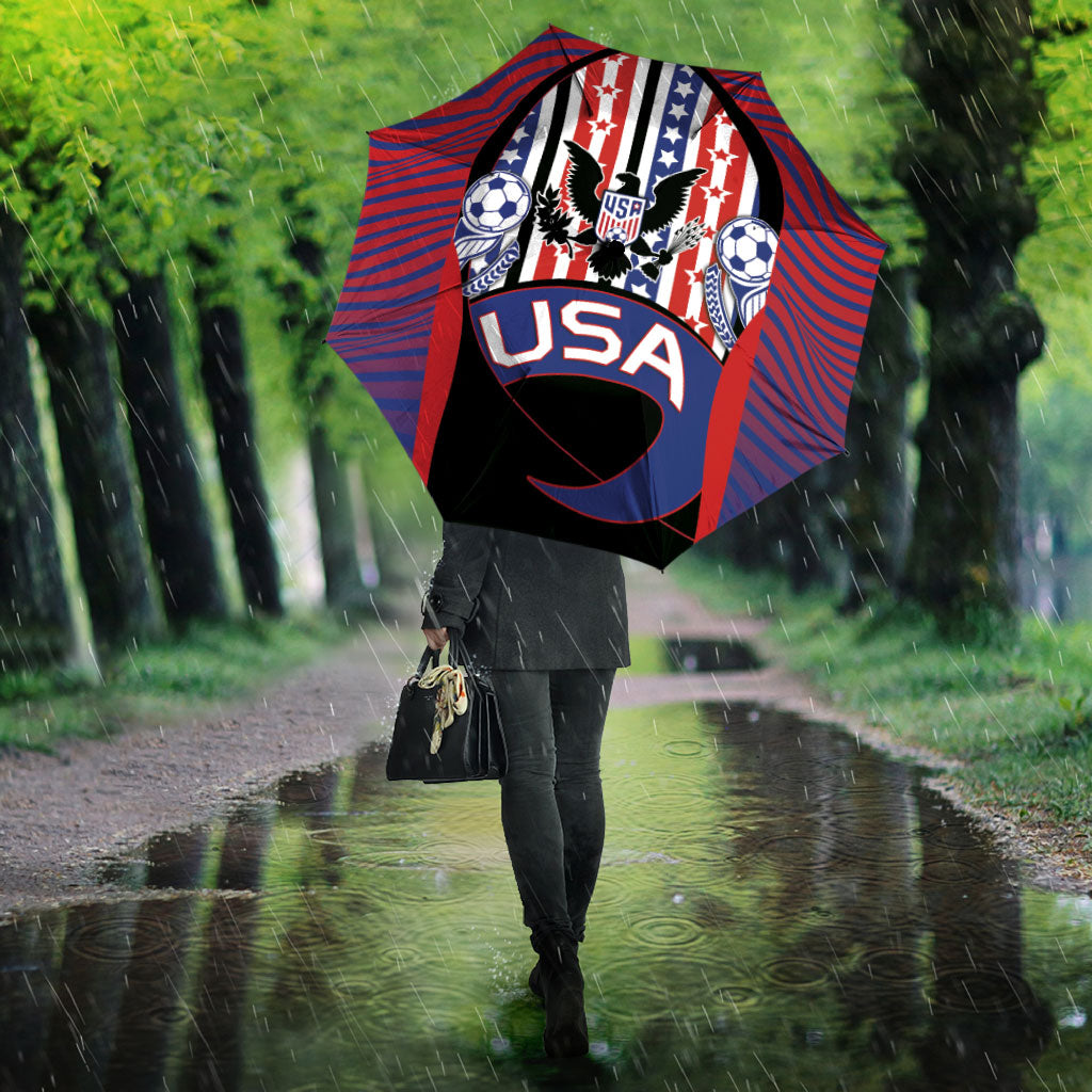 United States Soccer Umbrella American Eagle Flag Stars And Stripes