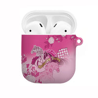 Kentucky Horse AirPods Case Roses Equestrian Pattern Houndstooth Floral
