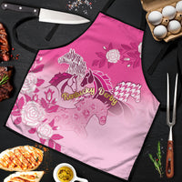 Kentucky Horse Apron Roses Equestrian Pattern Houndstooth Floral