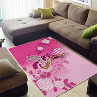 Kentucky Horse Area Rug Roses Equestrian Pattern Houndstooth Floral