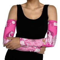 Personalized Kentucky Horse Arm Sleeves Roses Equestrian Pattern Houndstooth Floral
