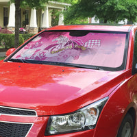 Kentucky Horse Auto Sun Shade Roses Equestrian Pattern Houndstooth Floral