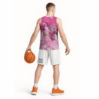 Personalized Kentucky Horse Basketball Jersey Roses Equestrian Pattern Houndstooth Floral