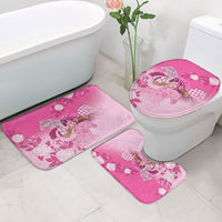Kentucky Horse Bathroom Set Roses Equestrian Pattern Houndstooth Floral