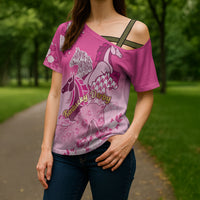 Personalized Kentucky Horse Cross Shoulder Shirt Roses Equestrian Pattern Houndstooth Floral