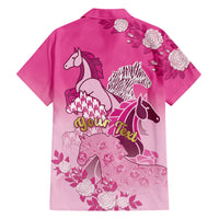 Personalized Kentucky Horse Hawaiian Shirt Roses Equestrian Pattern Houndstooth Floral