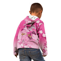 Personalized Kentucky Horse Kid Hoodie Roses Equestrian Pattern Houndstooth Floral