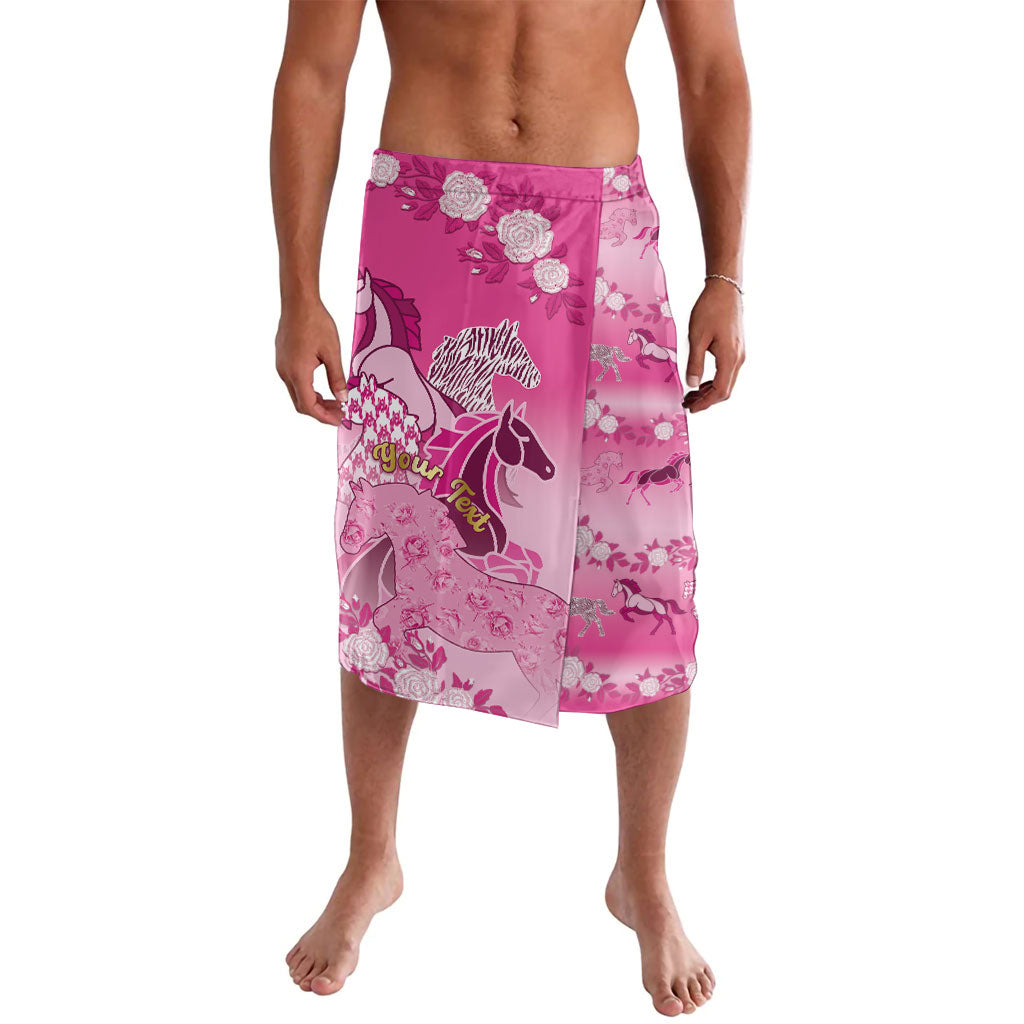 Personalized Kentucky Horse Lavalava Roses Equestrian Pattern Houndstooth Floral