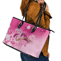 Kentucky Horse Leather Tote Bag Roses Equestrian Pattern Houndstooth Floral